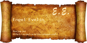 Engel Evelin névjegykártya